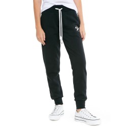 JOGGER CONVERSE WOMENS SILVER LOGO BLACK S