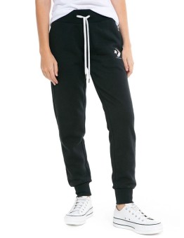 JOGGER CONVERSE WOMENS SILVER LOGO BLACK S